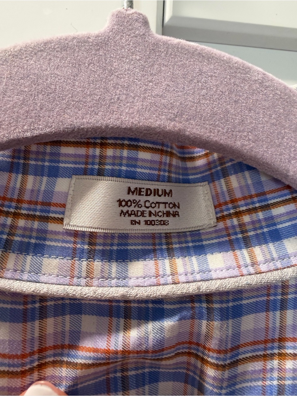 Peter Millar Men's Plaid Button-Down Shirt - Blue and Purple - Picture 7 of 8